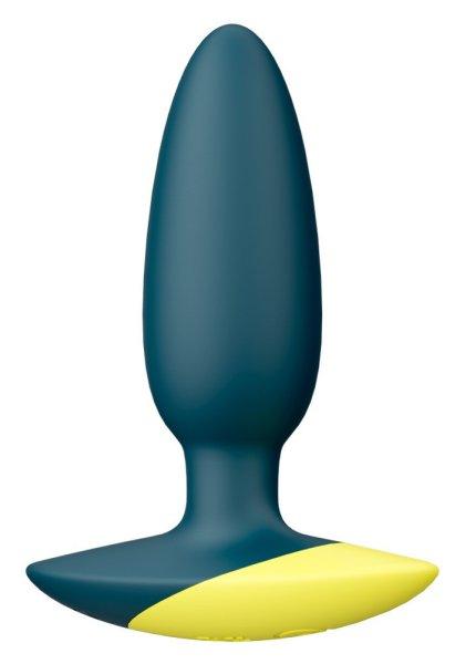 Vibráló prémium análplug - 8.5 x 3 cm