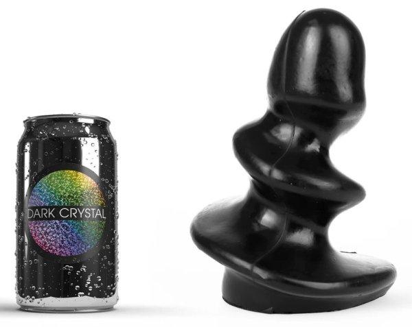 Plug Vis Kyle – prémium sötét kristály anális dugó 16 cm