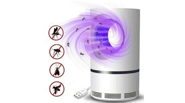 USB-s halk működésű szúnyogirtó LED fénnyel vegyszermentes, kompakt, 16
cm
