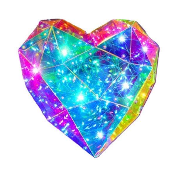 PRISMIC™ 3D Puzzle LED lámpa - Függő szív (APU-R-PM-1610)