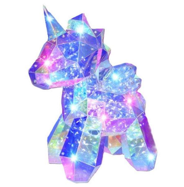 PRISMIC™ 3D Puzzle LED lámpa - Unikornis (APU-R-PM-1573)