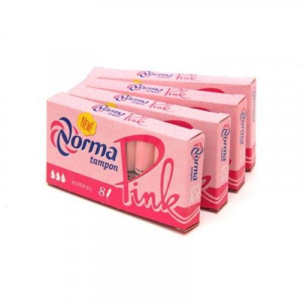 Norma tampon normál, pink 8db