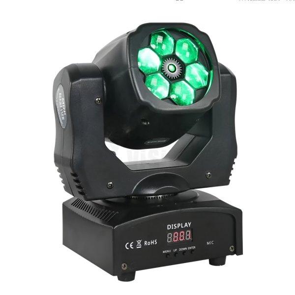 FTS LED Bees eyes 6x25w + Lézer Robotlámpa