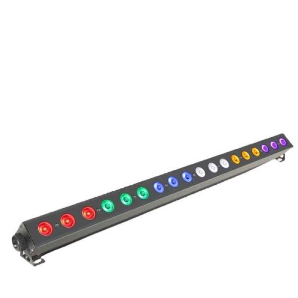 FTS LED Bar 18x12W RGBW – Professzionális Pixelvezérelt LED Fényhíd