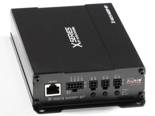 Audio System X-100.5 MDSP-BT – 5 csatornás DSP erősítő Bluetooth
vezérléssel (12V verzió)
