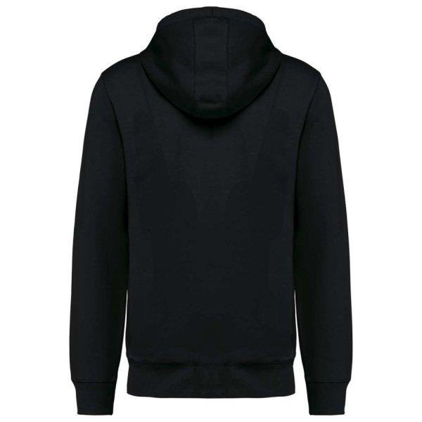 Uniszex cipzáros kapucnis vastag pulóver, Kariban KA4008, Black-XL