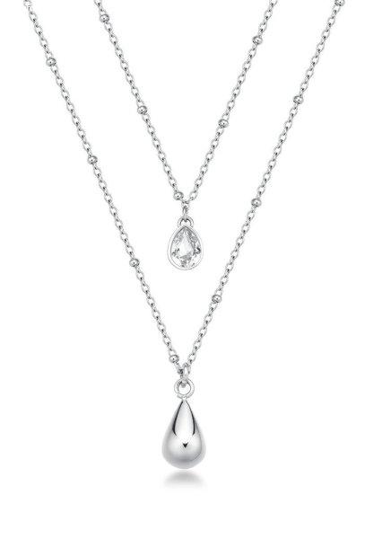 Brosway Dupla acél nyaklánc Tear Drop Perfect BPC36