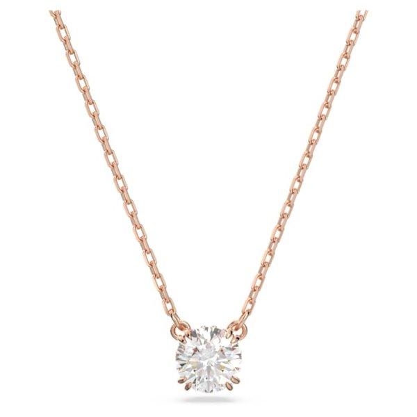 Swarovski Elegáns bronz nyaklánc kristállyal Constella 5636710