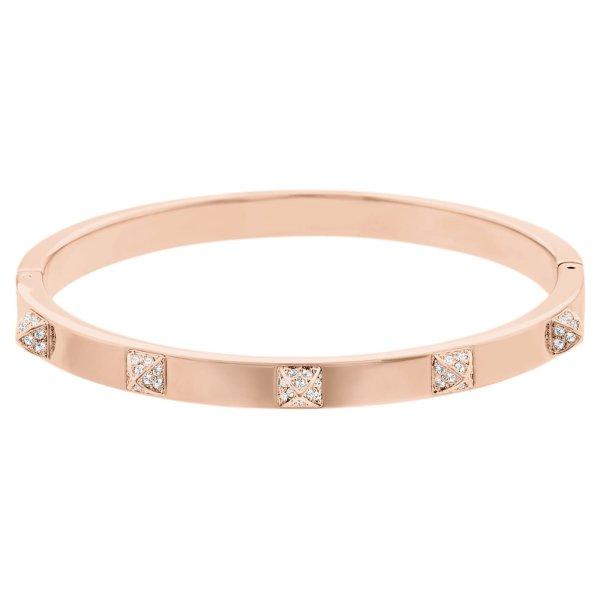 Swarovski Csillogó bronz karkötő kristályokkal Tactic 5184528 L (6,2 x 5,6
cm)