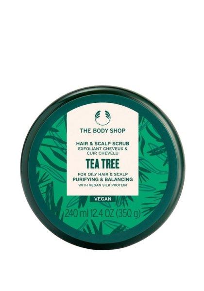 The Body Shop Tisztító és kiegyensúlyozó peeling zsíros hajra és
fejbőrre Tea Tree Purifying & Balancing (Hair & Scalp Scrub) 240 ml