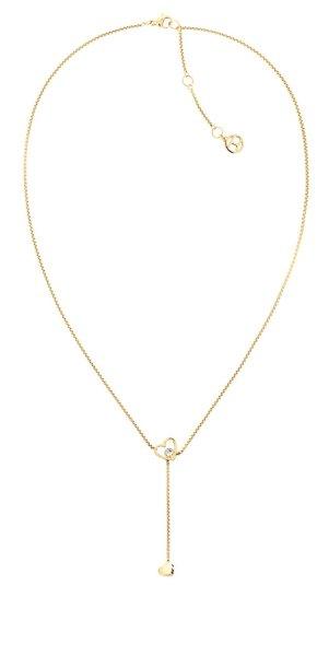Tommy Hilfiger Modern aranyozott nyaklánc szívekkel Hanging Heart 2780672