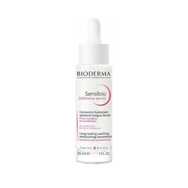 Bioderma Nyugtató szérum érzékeny bőrre Sensibio Defensive Serum
(Long-Lasting Soothing Moisture Concentrate) 30 ml