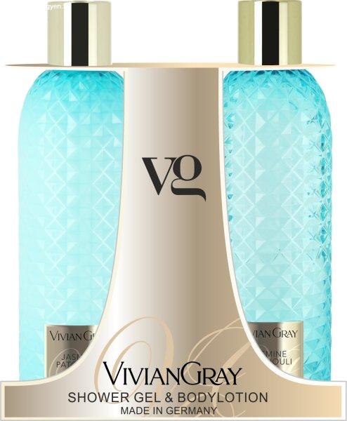 Vivian Gray Kozmetikai testápoló szett Jasmine & Patchouli (Shower Gel & Body
Lotion)