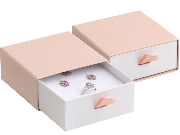 JK Box Púderrózsaszín díszdoboz ékszerszetthez DE-5/A5/A1