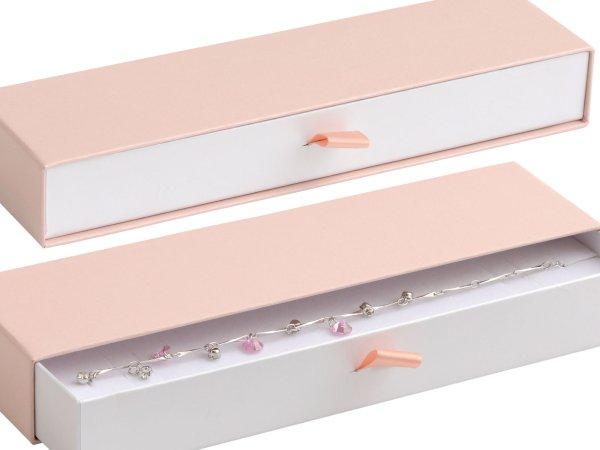 JK Box Púderrózsaszín díszdoboz karkötőhöz DE-9/A5/A1