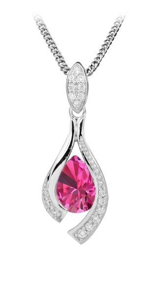 JVD Elegáns ezüst medál cirkónium kövekkel SVLP0010SH8R100