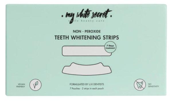 My White Secret Fogfehérítő csíkok (Teeth Whitening Strips) 7 db