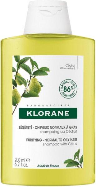Klorane Sampon férfiaknak normál és zsíros bőrre Citrom (Purifying Shampoo)
200 ml