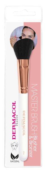 Dermacol Pirosító és bronzosító kozmetikai ecset tokkal Rose Gold D54