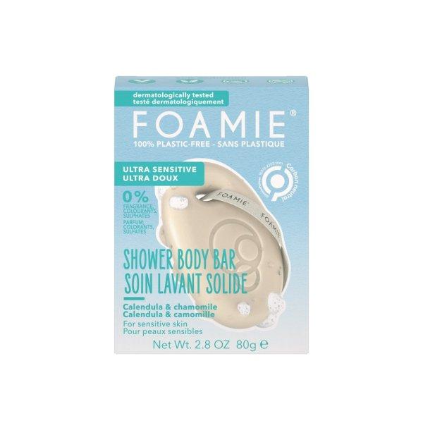 Foamie Szilárd zuhanyápoló Ultra Sensitive (Shower Body Bar) 80 g