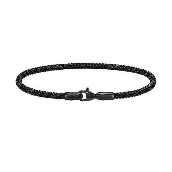 Daniel Wellington Divatos fekete acél karkötő Mesh Perfect Pair DW0040069
18,5 cm