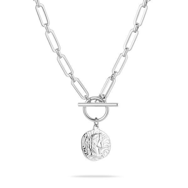 Tamaris Modern acél pénzérme nyaklánc Coins TJ-0438-N-45