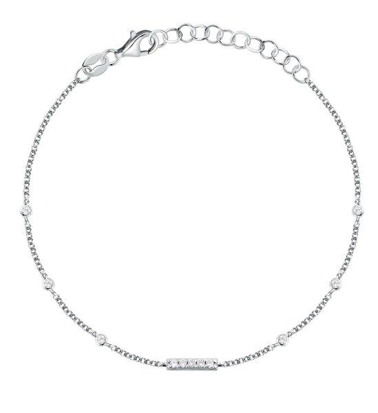 La Petite Story Ezüst karkötő cirkónium kövekkel Silver LPS05AWV76