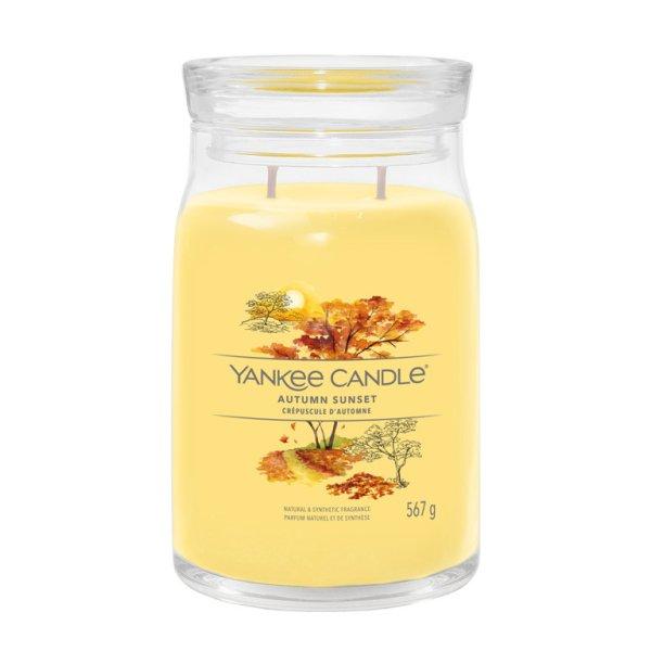 Yankee Candle Illatgyertya Signature Autumn Sunset 567 g - nagy