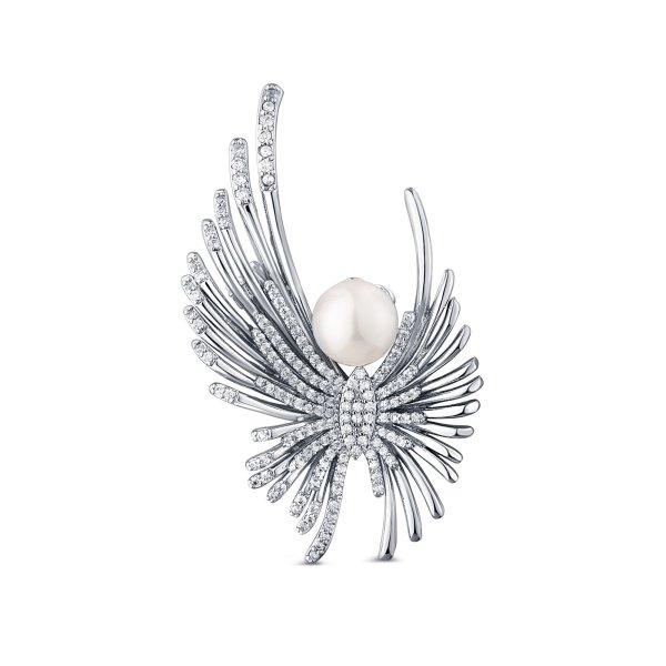 JwL Luxury Pearls Gyönyörű angyal bross gyöngyökkel és kristályokkal
JL0823