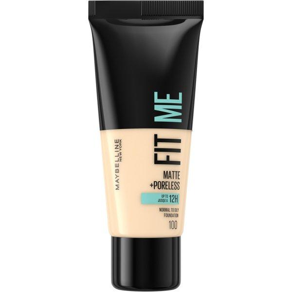 Maybelline Egységesítő smink mattító hatással Fit Me! (Matte & Poreless
Make-Up) 30 ml 101 True Ivory