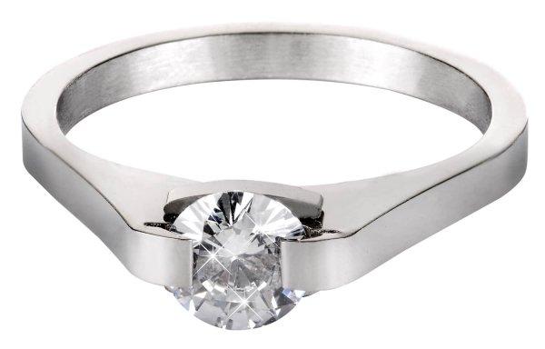 Troli Acél gyűrű kristállyal KRS-088 56 mm