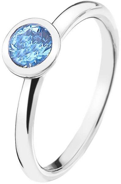Hot Diamonds Ezüst gyűrű Emozioni Scintilla Blue Peace ER022 51 mm