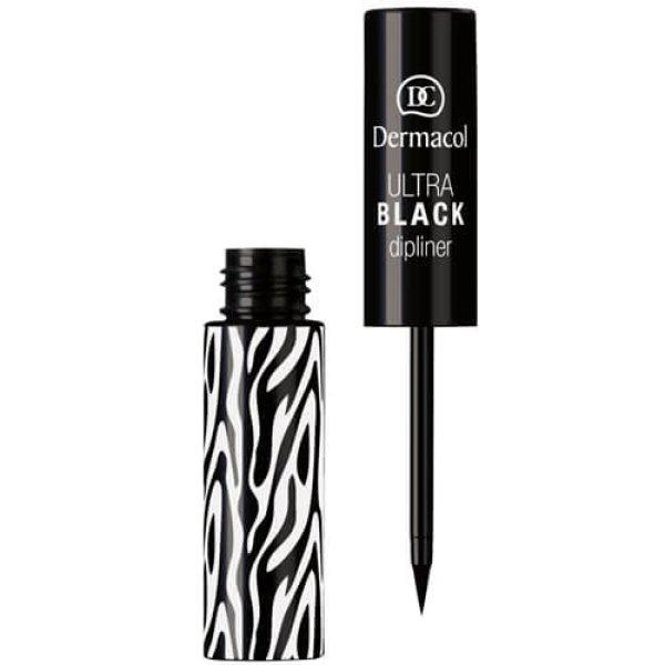 Dermacol Folyékony szemhéjtus (Ultra Black Dipliner) 2,8 ml Black