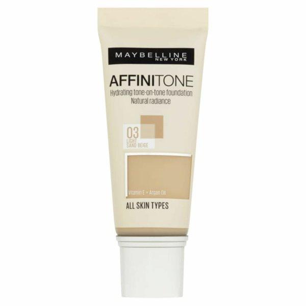 Maybelline Egységesítő smink HD pigmenty Affinitone (Hydrating Tone-One-Tone
Foundation) 30 ml 24 Golden Beige