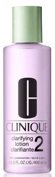 Clinique Arctisztító tonik száraz és kombinált bőrre (Clarifying Lotion 2)
400 ml