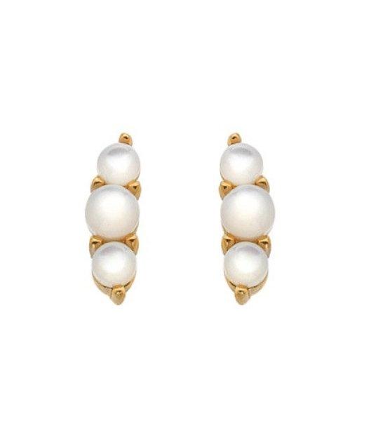 Hot Diamonds Bájos aranyozott fülbevaló gyémántokkal és gyöngyökkel Jac
Jossa Soul DE761
