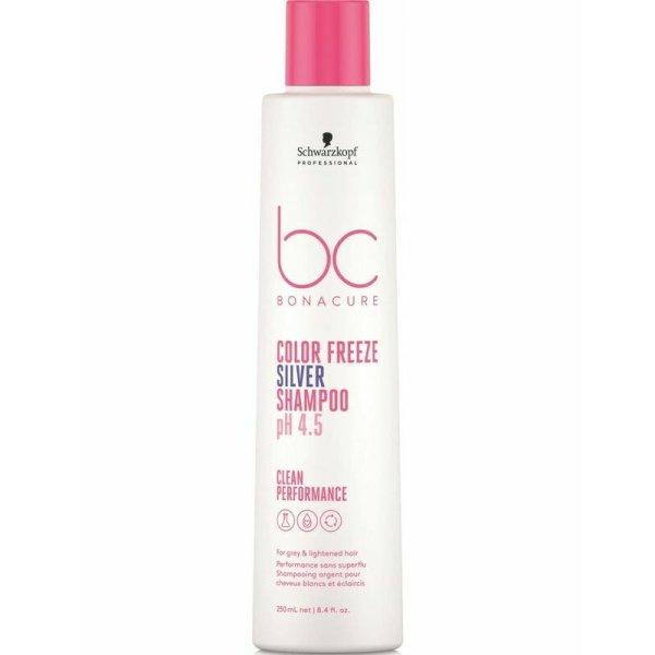Schwarzkopf Professional Sárga tónusokat semlegesítő sampon Color Freeze
(Silver Shampoo) 1000 ml