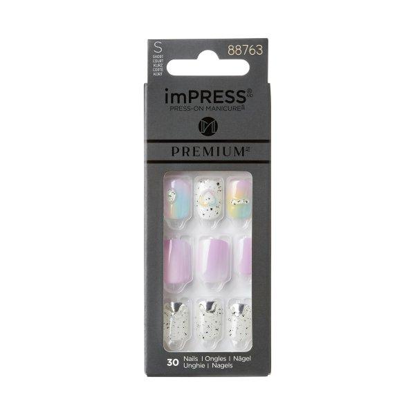 KISS Öntapadó körmök imPRESS Premium - Sweet Life 30 db