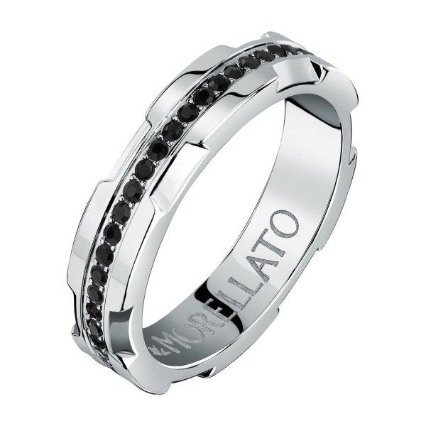 Morellato Acél gyűrű kristályokkal Urban SABH36 63 mm