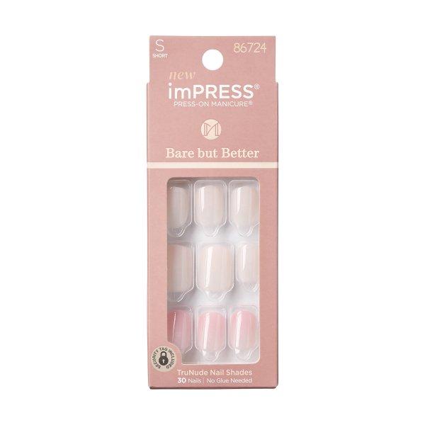 KISS Öntapadó körmök imPRESS BBB Nails Effortless Finish 30 db