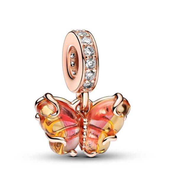 Pandora Bájos pillangó medál muránói üvegből 782698C01