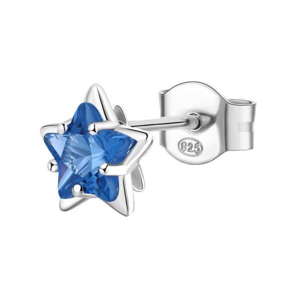 Brosway Ezüst single fülbevaló Csillag Fancy Freedom Blue FFB91 - 1 db