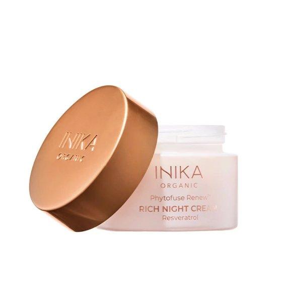 INIKA Organic Tápláló éjszakai krém resveratrollal Phytofuse Renew (Rich
Resveratrol Night Cream) 50 ml