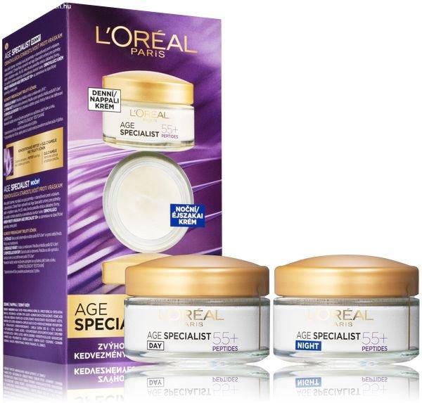 L'Oréal Paris Ránctalanító kozmetikai készlet Age Specialist 55+