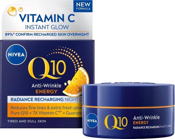 Nivea Energetizáló éjszakai krém a ráncok ellen Q10 Energy (Cream) 50 ml