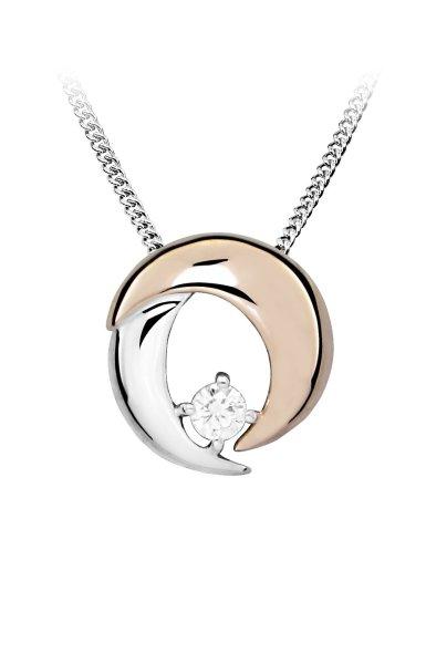 Silver Cat Gyönyörű cirkónium köves nyaklánc SC485 (lánc, medál)