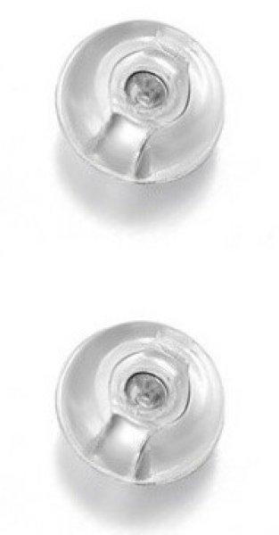 Troli Fülbevaló hátsó 4 db - 2 pár Silicone Silver