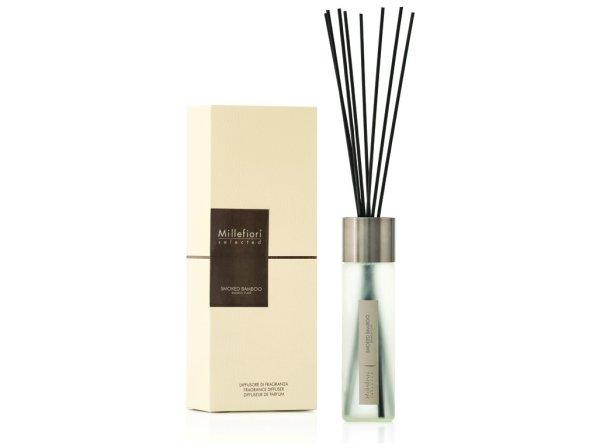 Millefiori Milano Üveg diffúzor Selected Smoked Bamboo 350 ml