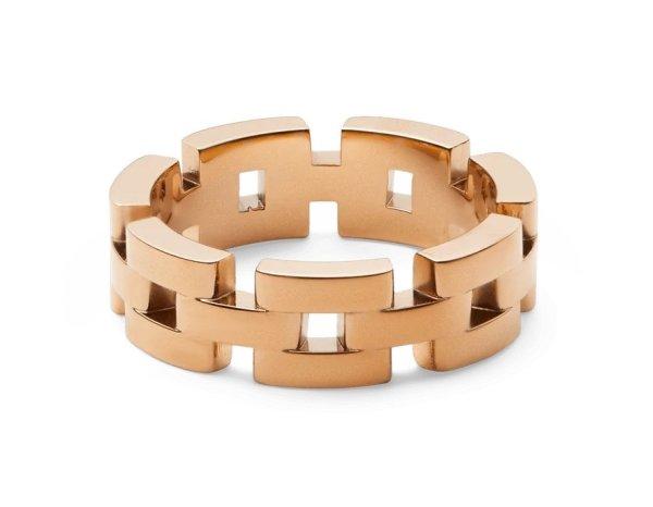 Daniel Wellington Divatos aranyozott gyűrű 3-Link DW0040096 54 mm