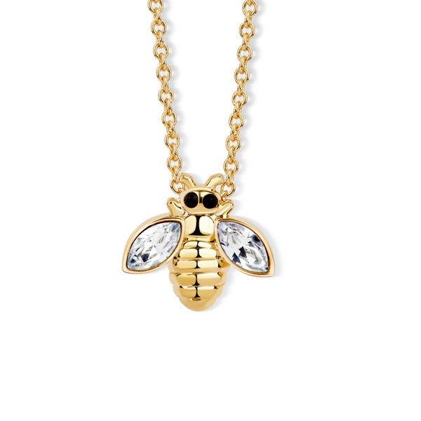CRYSTalp Design aranyozott nyaklánc Méhecske 30211.CRY.G